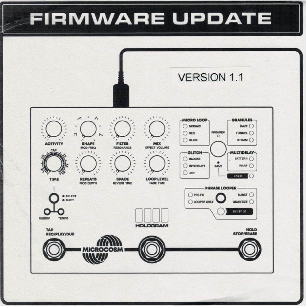 Microcosm- a Great Ambient Machine 3 Microcosm Firmware v1.1 Update