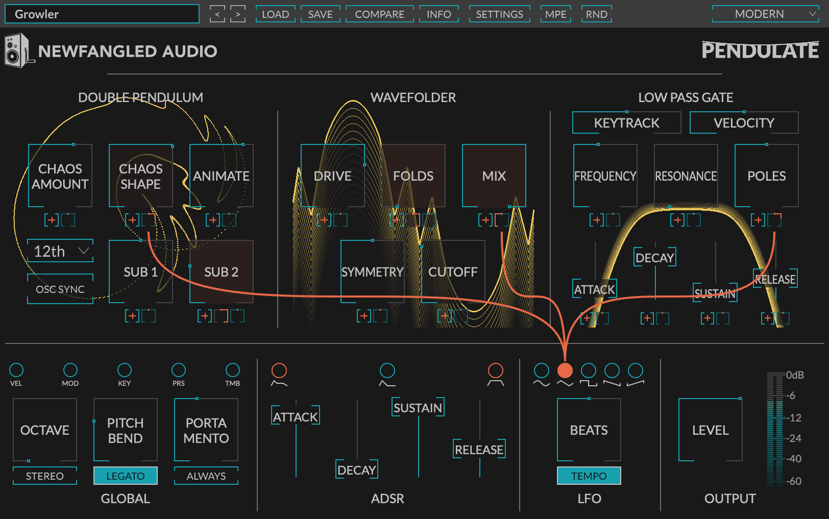Pendulate - A Chaotic Monosynth by Newfangled Audio 44 Pendulate A Chaotic Monosynth by Newfangled Audio