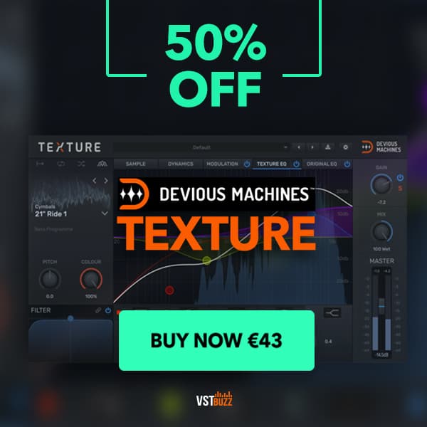 50% off “Texture” by Devious Machines – Normally €86 Now Only €43!