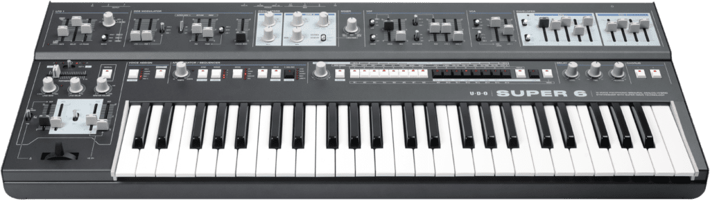 UDO Audio New Traditional Analog Synthesizer SUPER 6 10 UDO Super6 Cutout 08