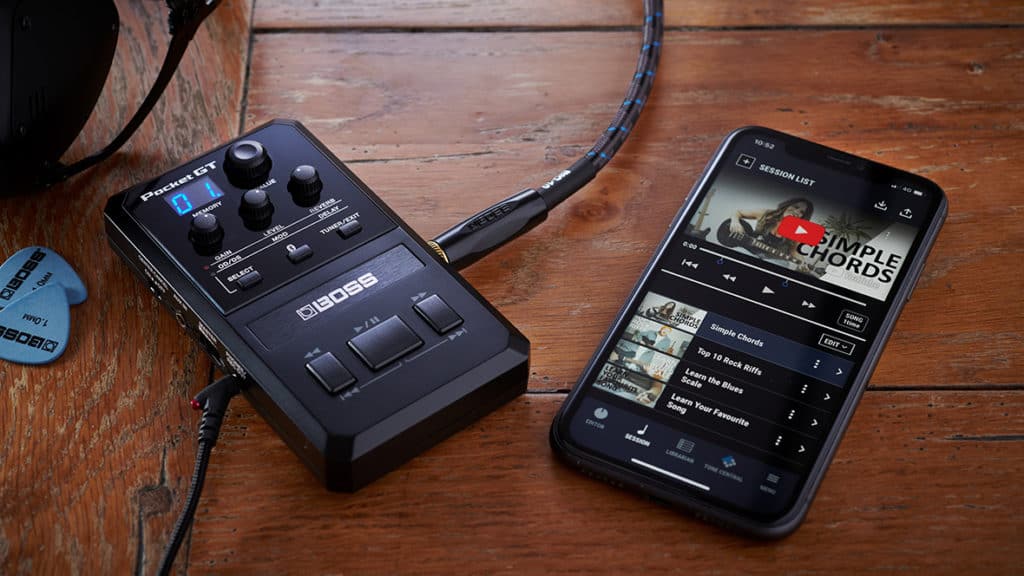 Pocket GT - Personal Amp/Effects Processor 6 build skills faster with powerful session tools