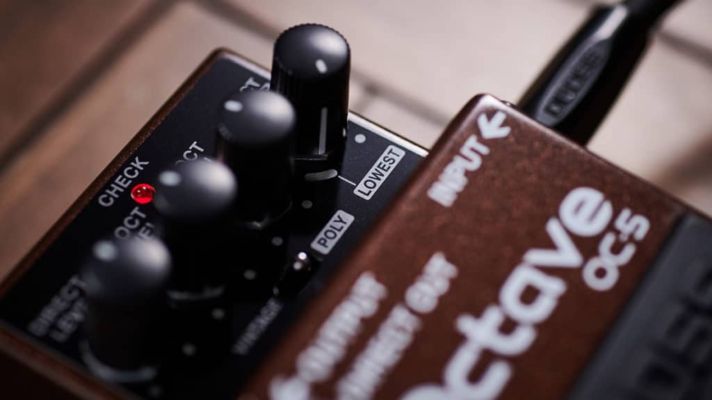 BOSS New OC-5 Octave Pedal 7 enhanced poly mode