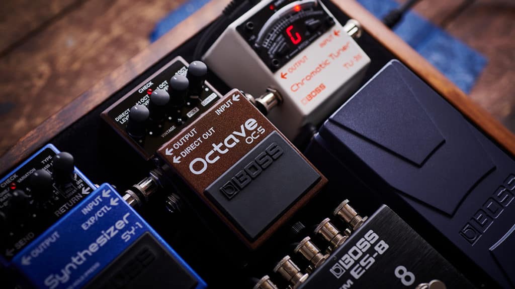 BOSS New OC-5 Octave Pedal 6 extended range with octave up