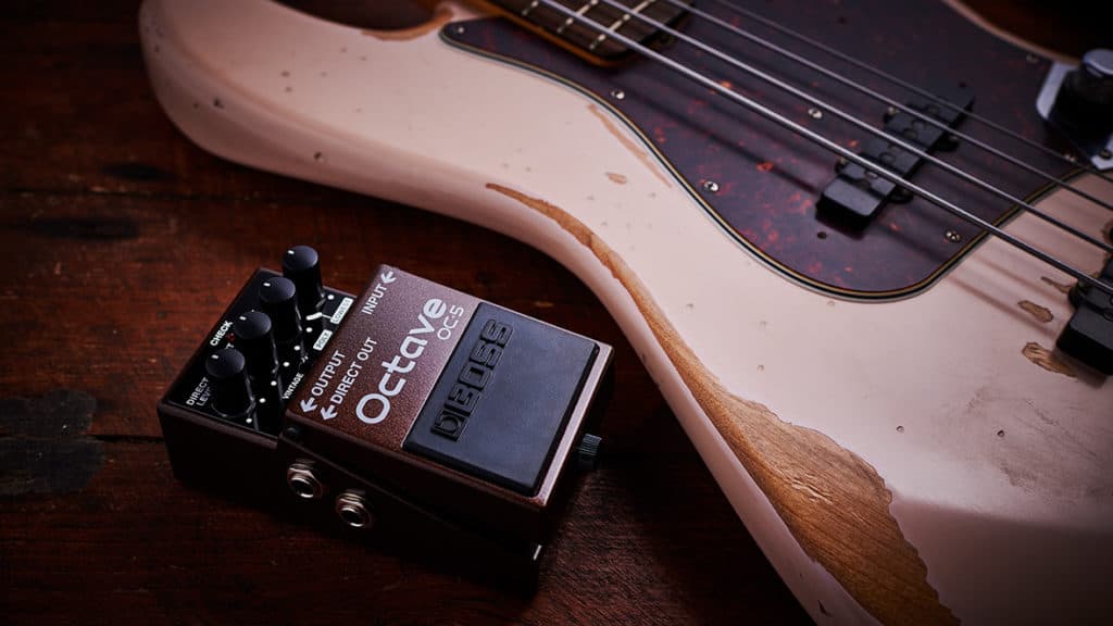 BOSS New OC-5 Octave Pedal 5 guitar bass switch and direct out