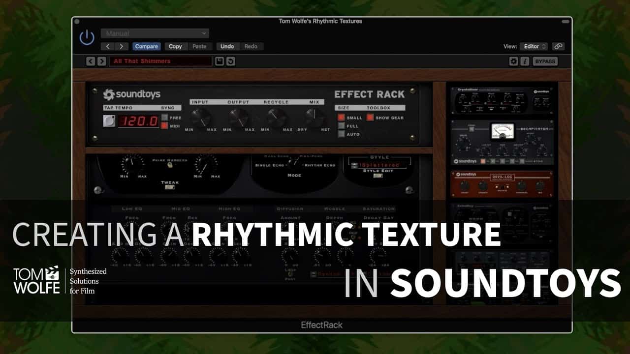 Video Tutorial Rhythmic Texture In Soundtoys