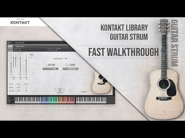 Guitar Strum KONTAKT Library – Walkthrough