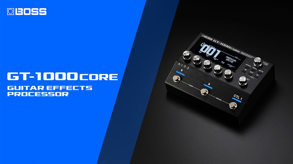 BOSS' GT-1000CORE Guitar Effects Processor 3 BOSS GT 1000CORE Guitar Effects Processor