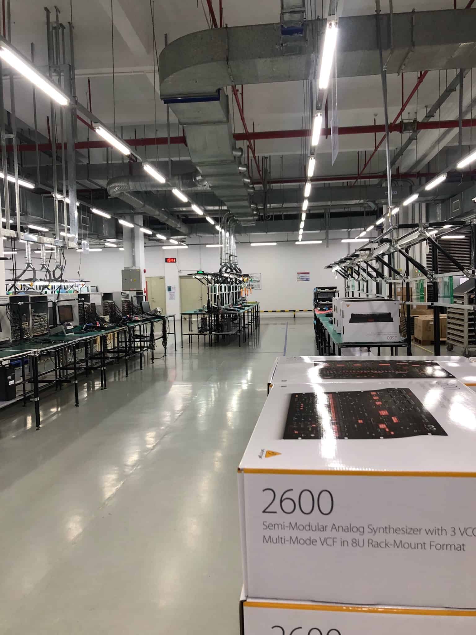Behringer 2600 Getting ready for Shipment to Retailer