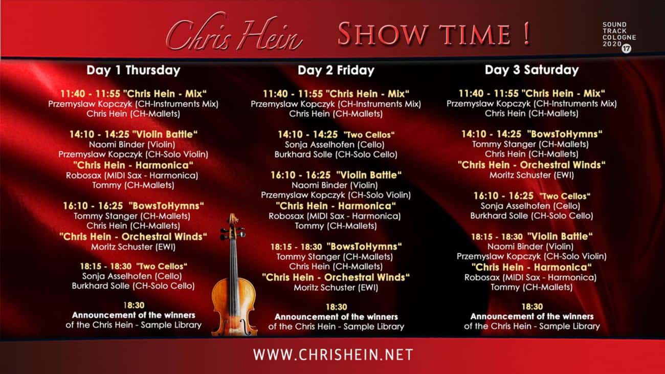 Chris Hein Live at SoundTrack Cologne