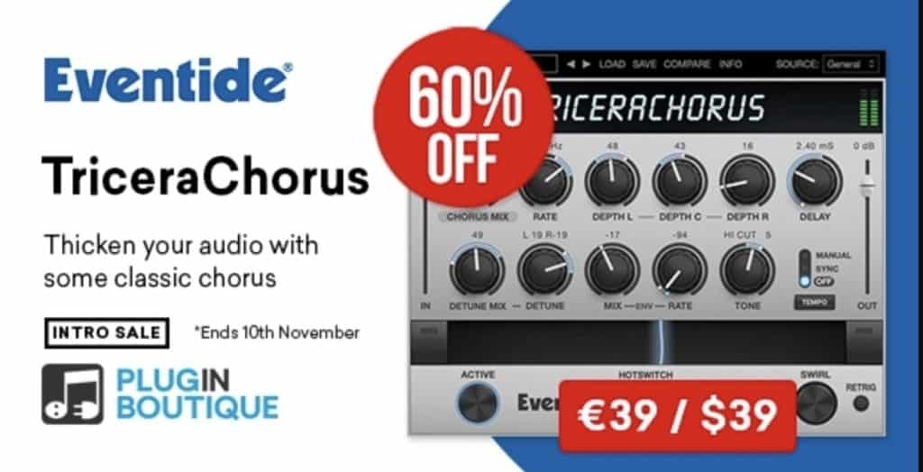 Eventide TriceraChorus Introductory Sale