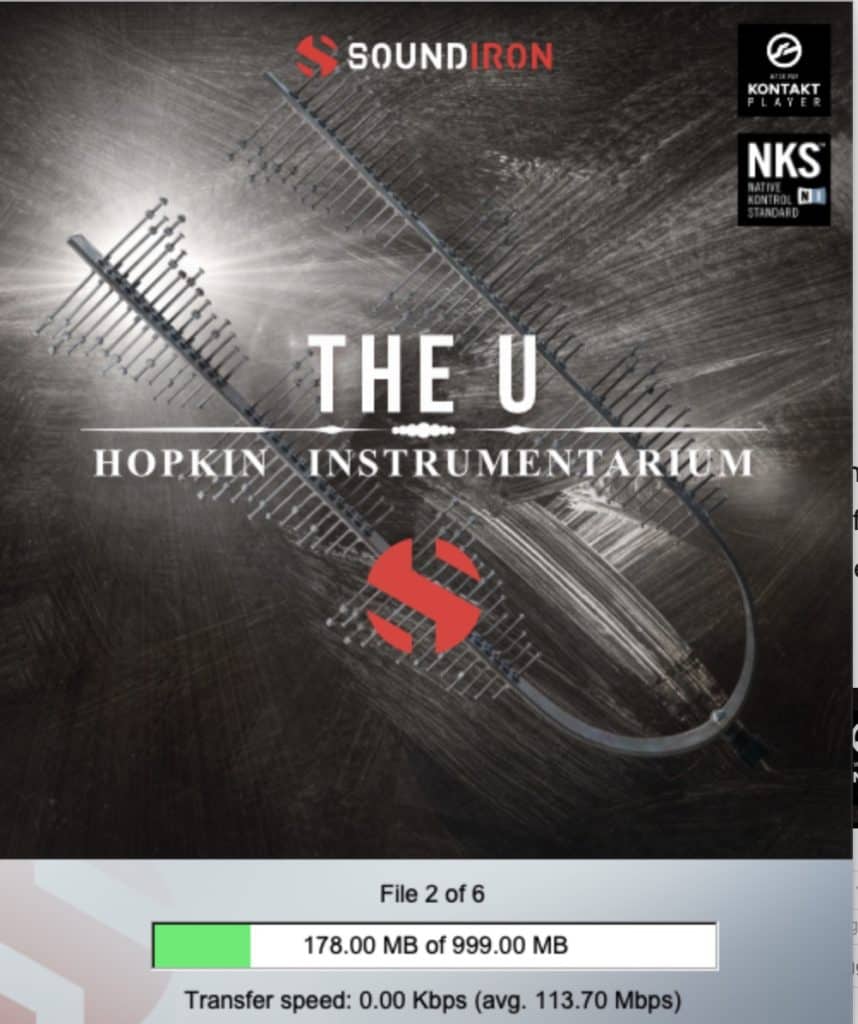 Soundiron Release Hopkin Instrumentarium: The U 5 Instrumentarium The U Intaller