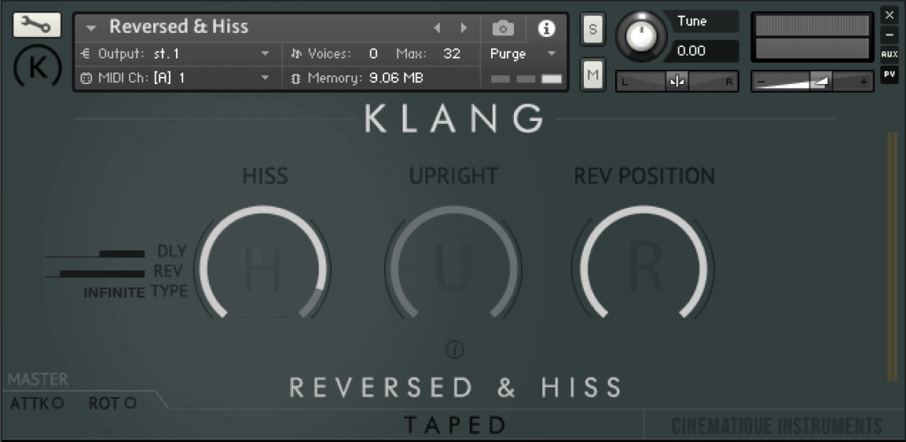 KLANG Released A New Taped Piano Called Reversed Hiss ui reversedhiss