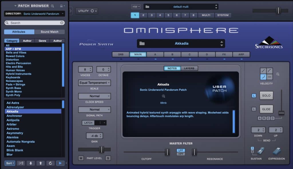 Luftrum Launches Pandorum for Omnisphere 2.6 3 Pandorum for Omnisphere 2.6 by Luftrum