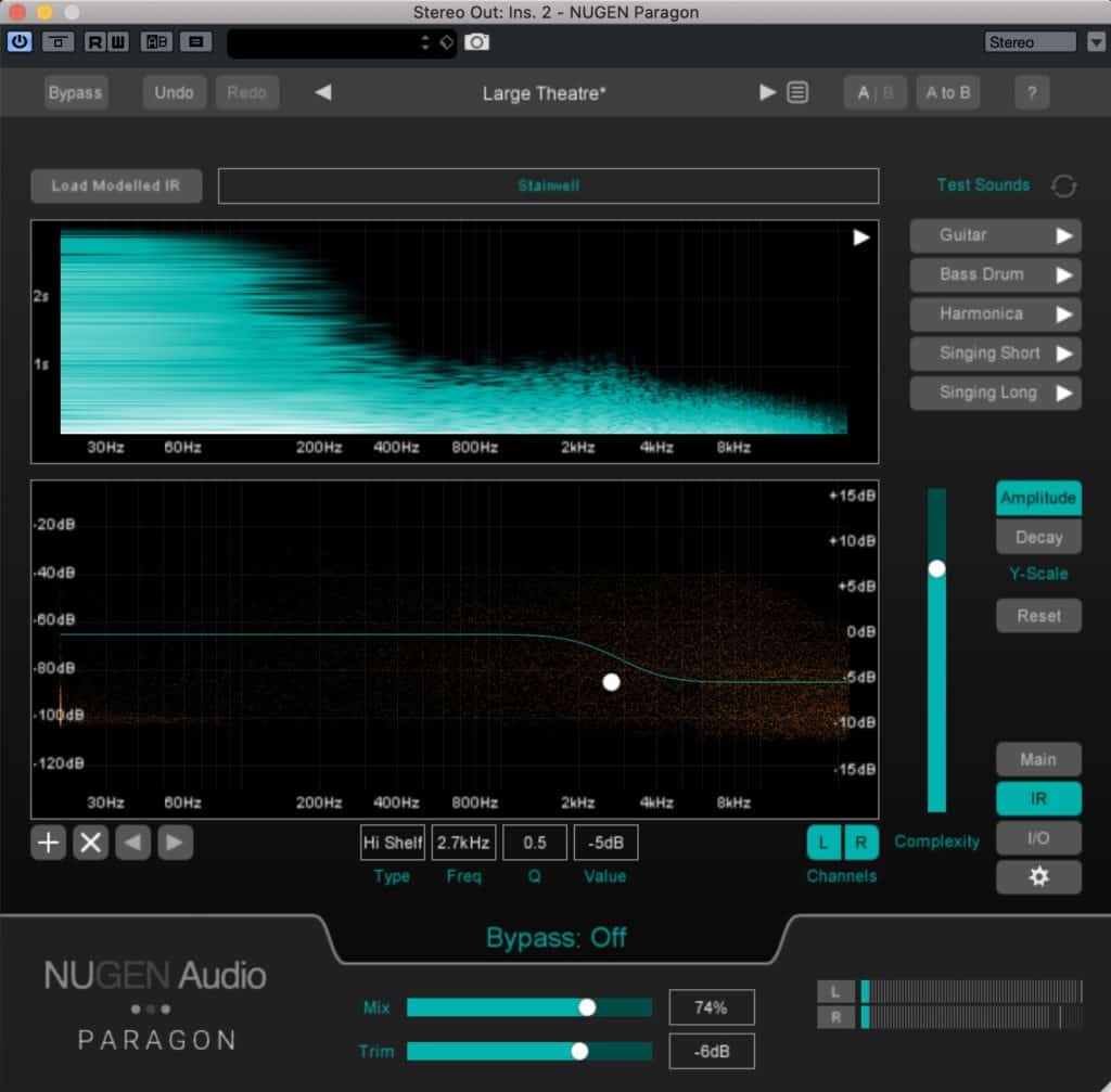 Paragon By Nugen Audio Load Modeled IR