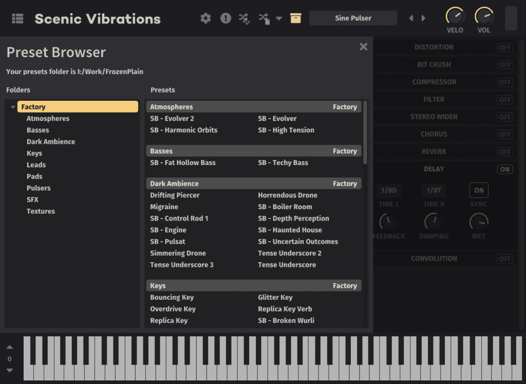 Scenic Vibrations by FrozenPlain Presets