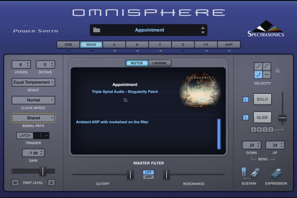 Singularity a New Omnisphere 2 Soundset