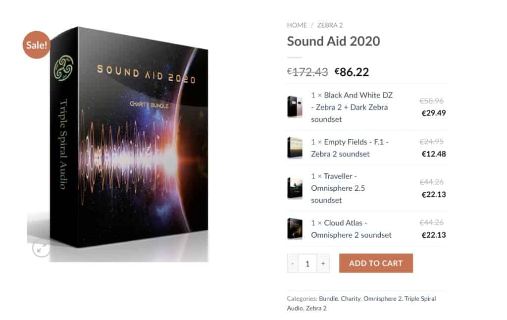 Sound Aid 2020 Triple Spiral Audio November 2020