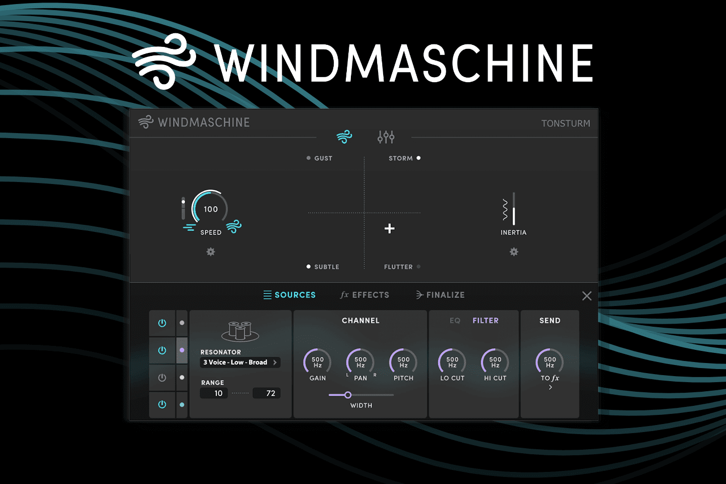 TONSTURM launches WINDMASCHINE a Wind Design Instrument