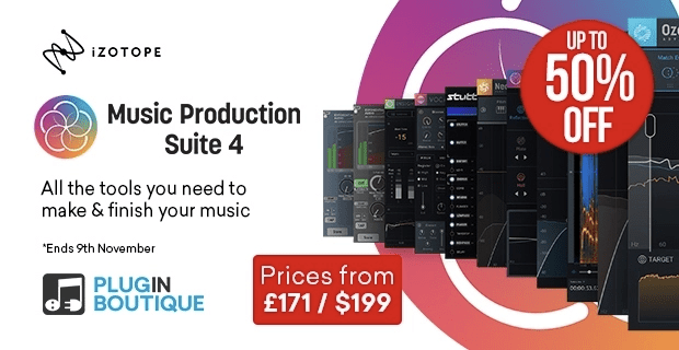 iZotope Music Production Suite 4 Sale