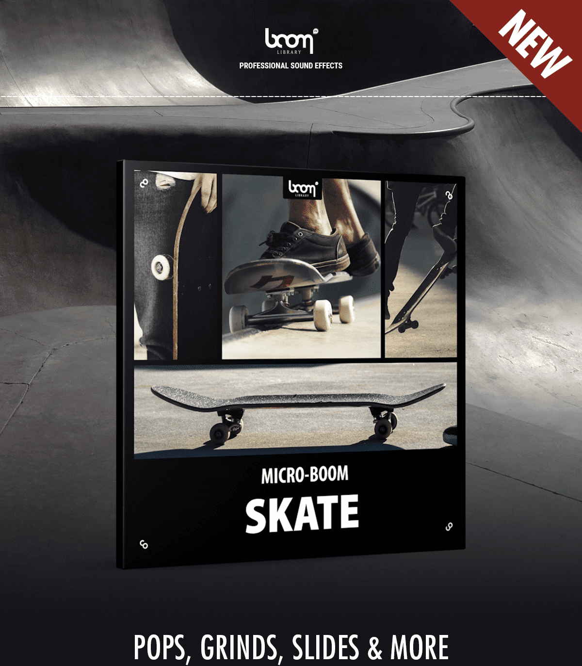 Skate – Skateboarding Sound Fx – Pops, Grinds, Slides And More