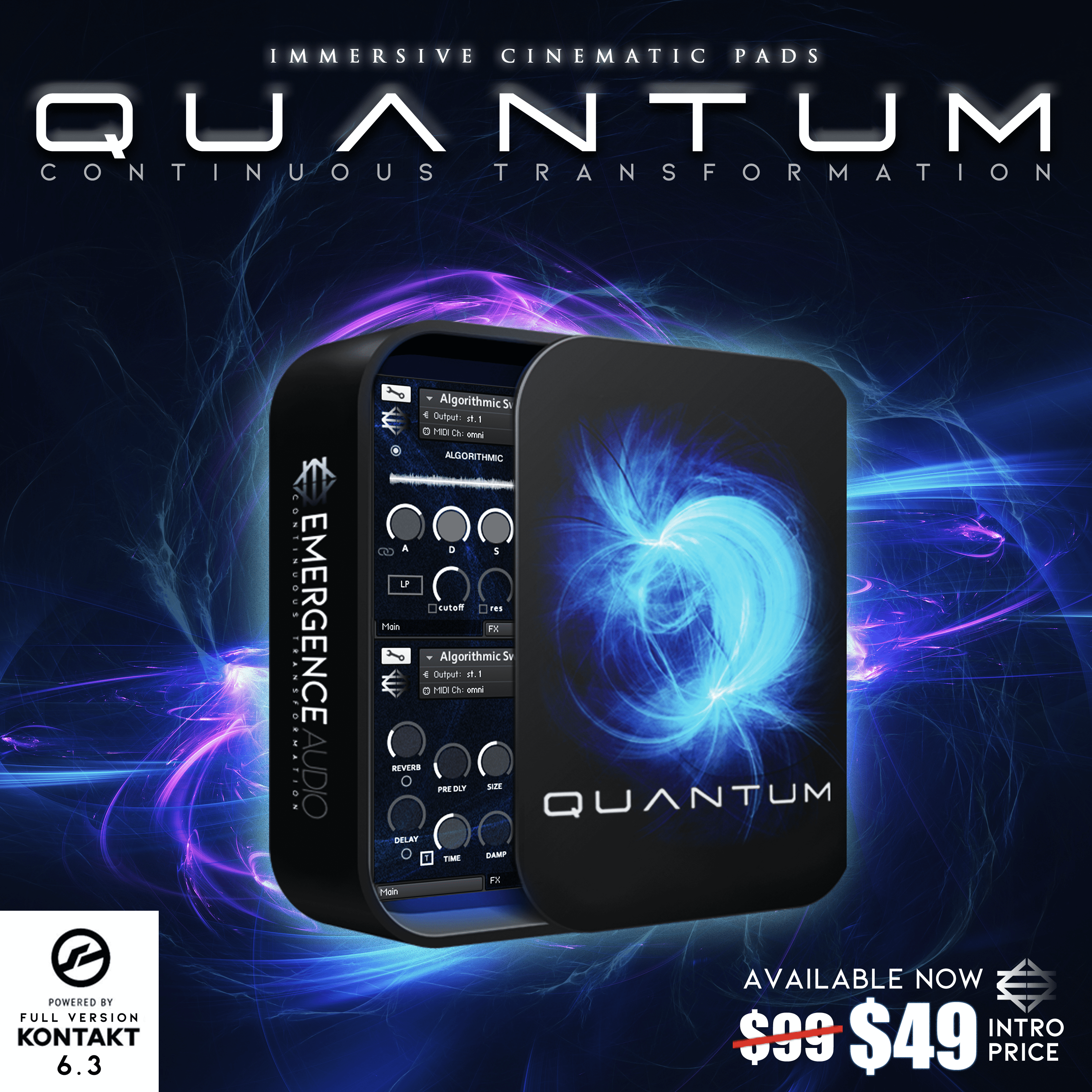 Last Chance to Save 50% on Cinematic Pad Library QUANTUM!