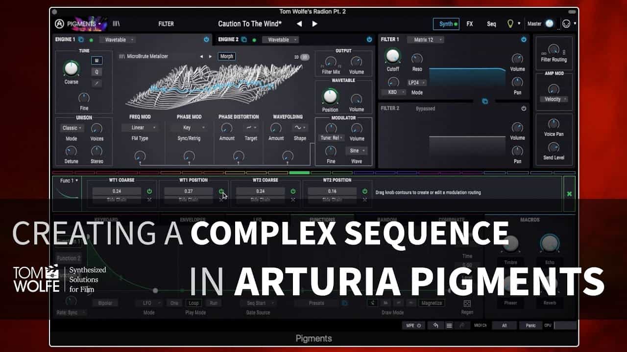 ARTURIA PIGMENTS: HOW TO CREATE A COMPLEX SEQUENCE