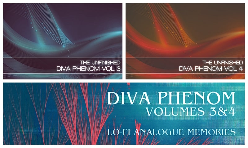 Dream In Analog with Diva Phenom Vol 3 & 4 Soundsets by The Unfinished