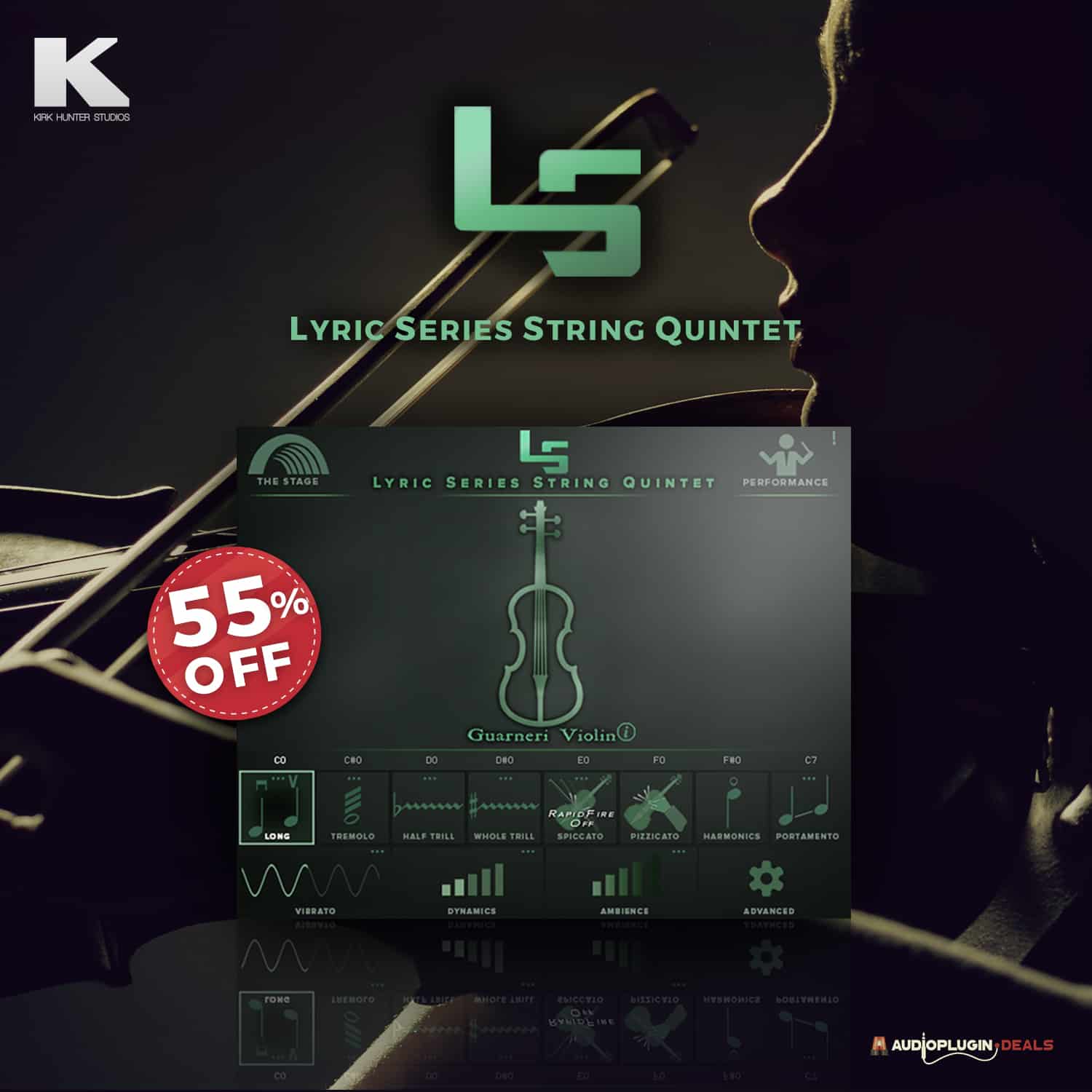 Lyric Series String Quintet by Kirk Hunter Studios