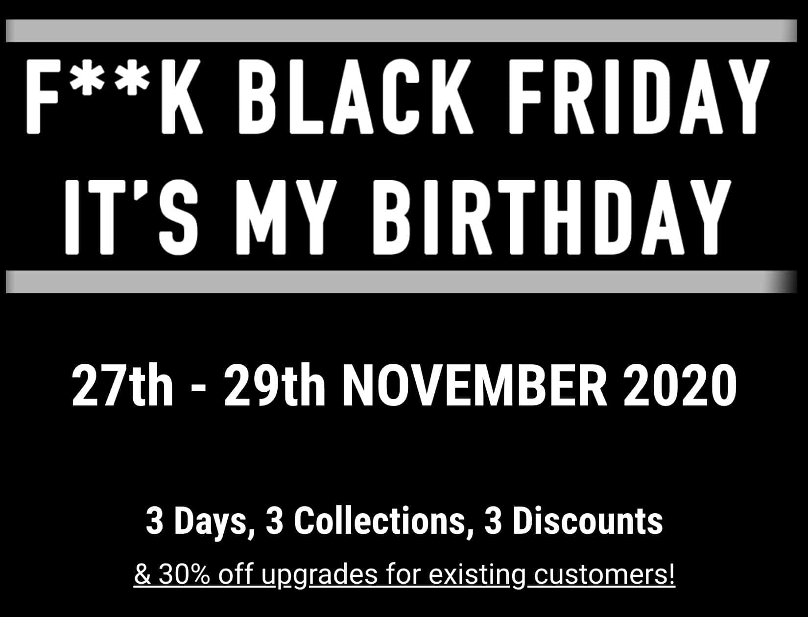 Tom Wolfe: F**k Black Friday, It’s My Birthday