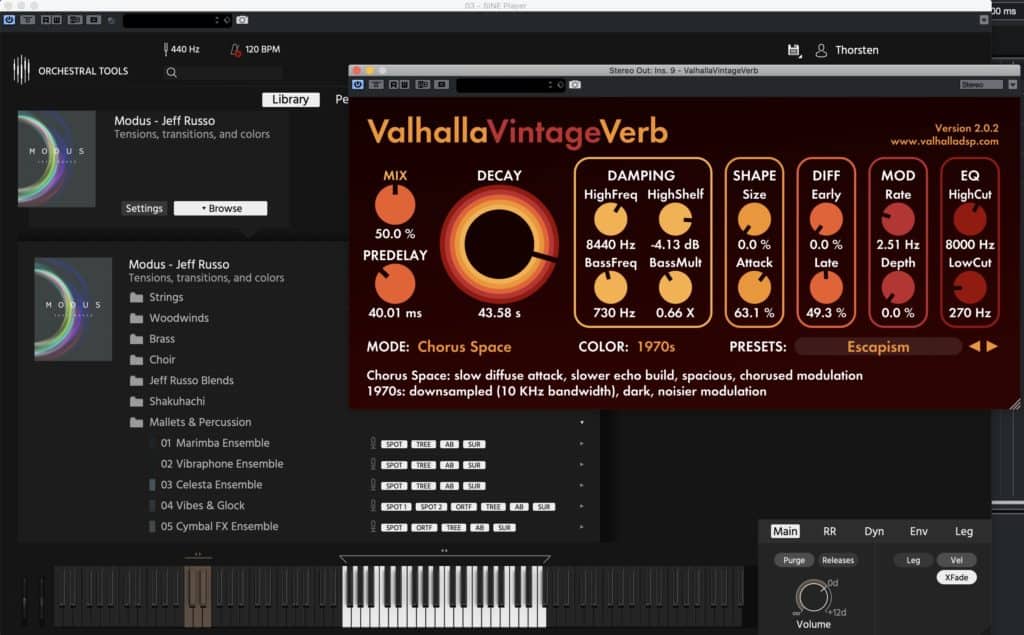 Tom Wolfes new Percussive Ambience a Preset Collection for Valhalla VintageVerb