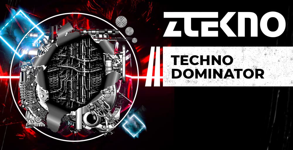 ZTEKNO Techno Dominator underground techno royalty free sounds Ztekno samples royalty free 1000x512 1