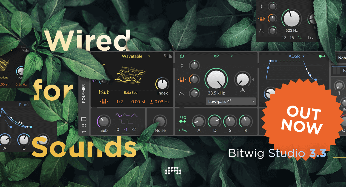 Bitwig Studio 3.3 is Out