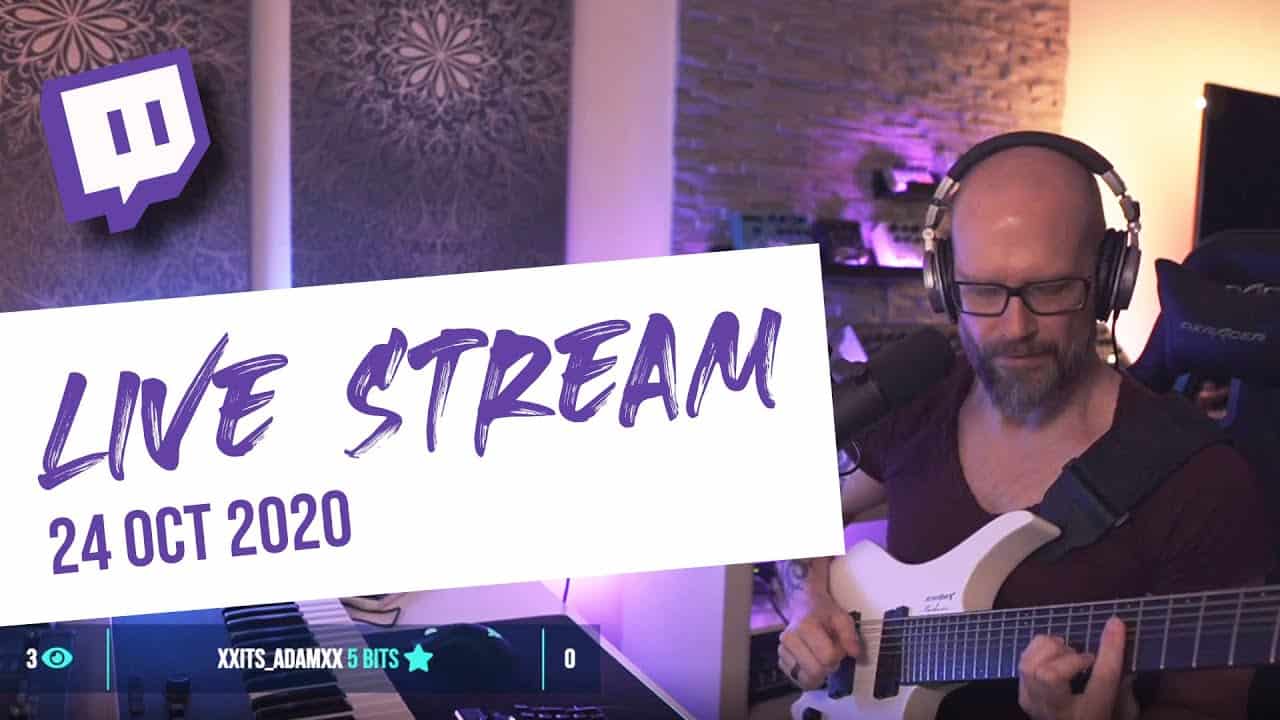 Writing Chill Rock Instrumental Music with my Strandberg Boden Metal 8