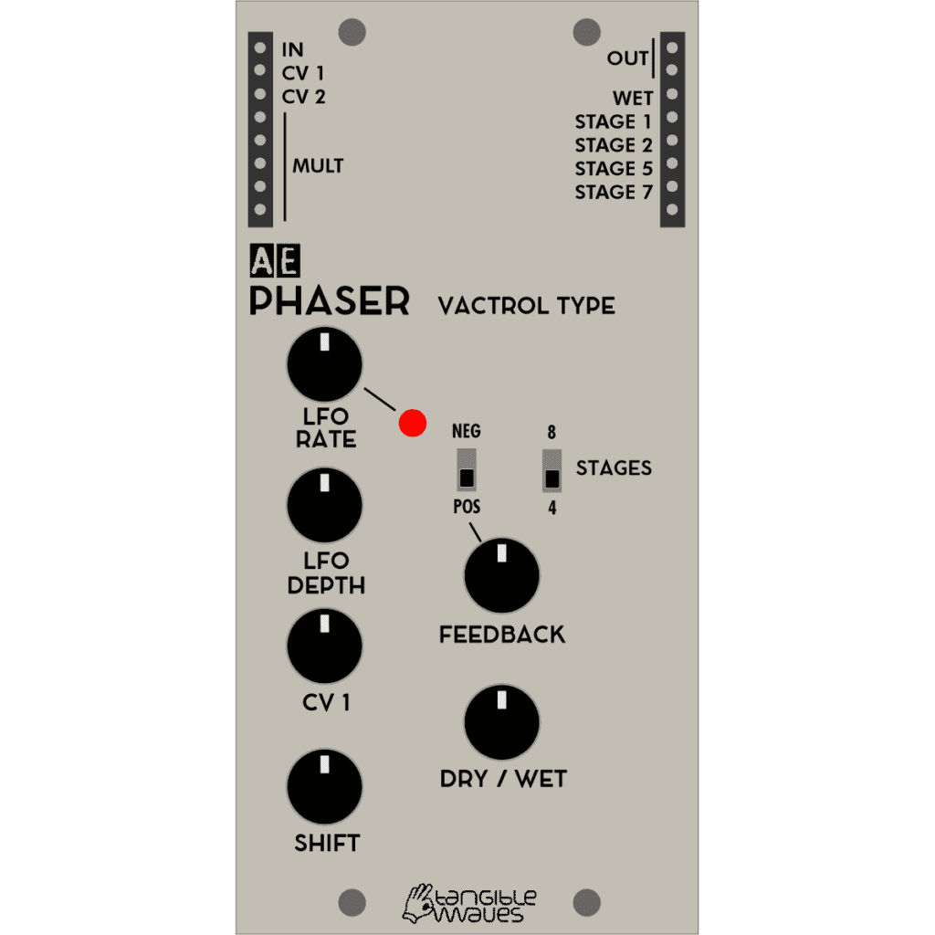 AE Modular phaser with 4 or 8 stages