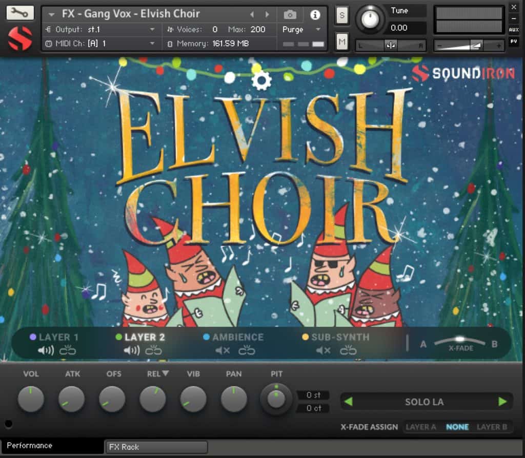 Elvish Choir 2.0 by SoundIron UI