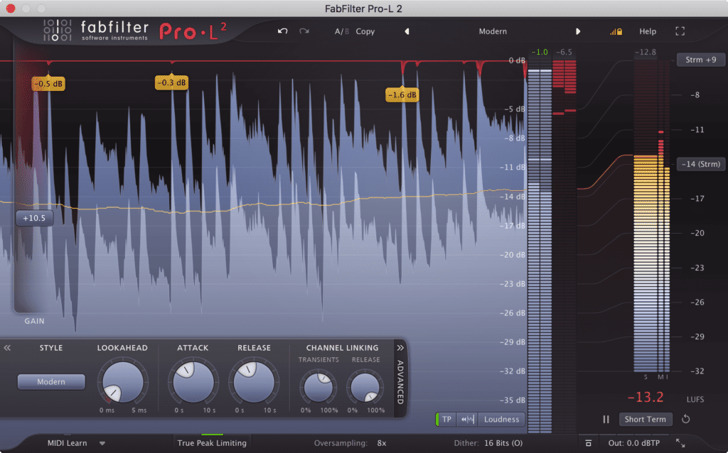 FabFilter updates plug-ins now with Native Apple Silicon Support 91 FabFilter Pro L 2 Screen Shot@2x