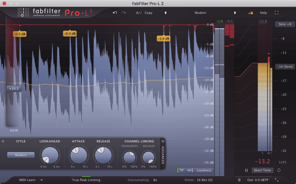 FabFilter Pro L 2 Screen Shot@2x