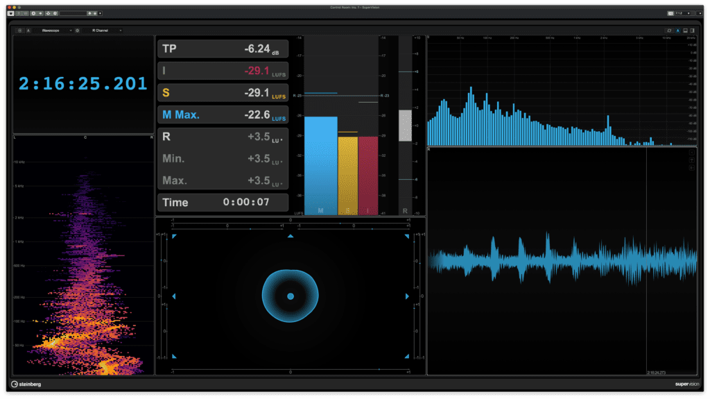 Nuendo 11 Supervision screenshot