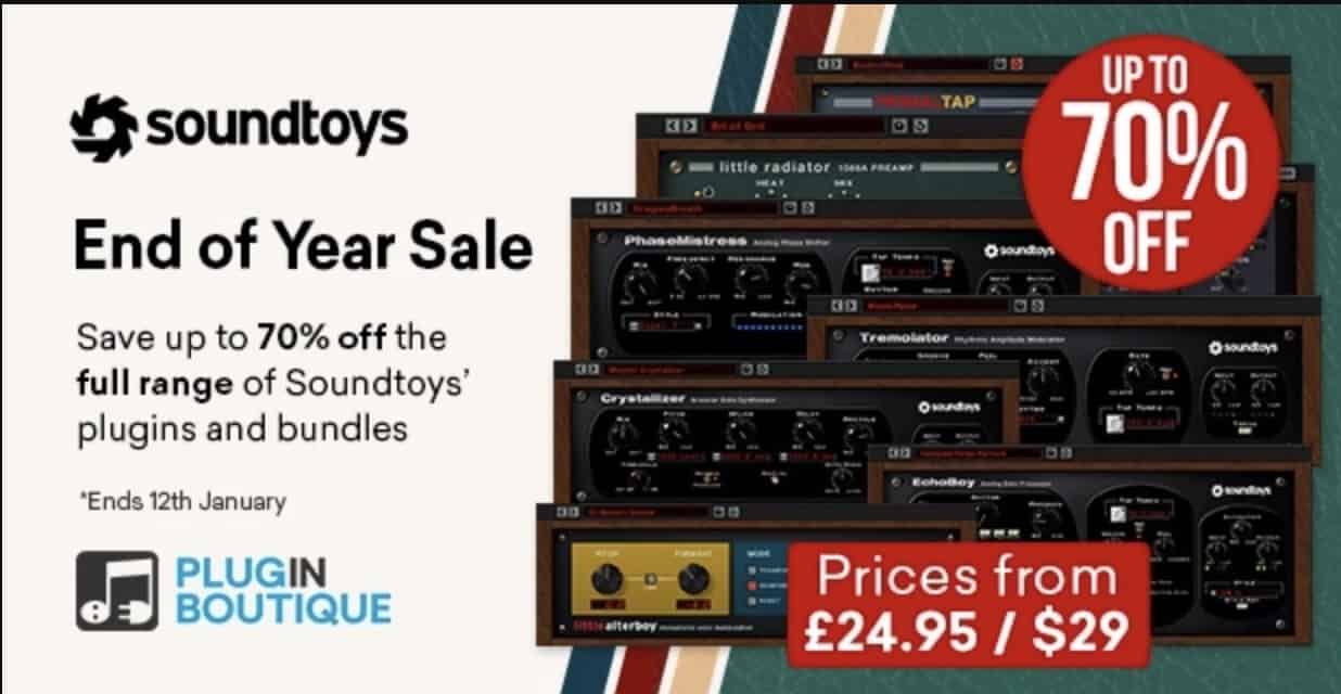 Soundtoys Holiday Sale