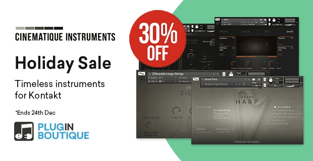 Cinematique Instruments Holiday Sale