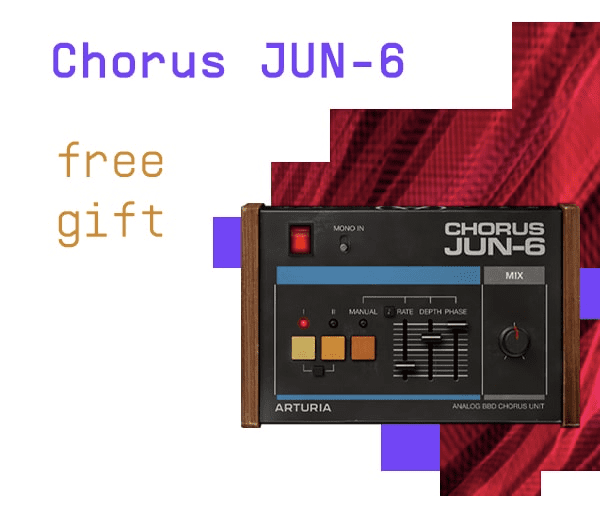 Arturia Unwraps Free Chorus JUN-6 Effect