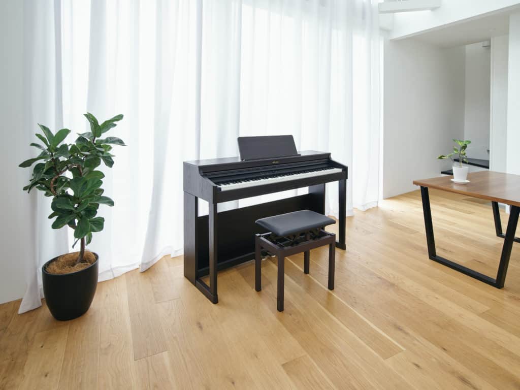 Roland Introduces Space-Saving Home Upright Pianos 3 121520 RP701 DR image 02 en