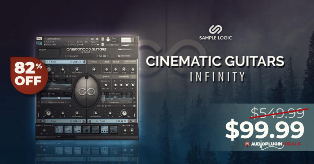 82 Off Cinematic Guitars Infinity by Sample Logic 1200x627 1