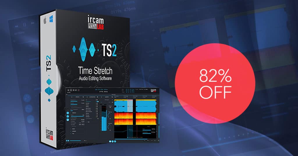82% off IrcamLAB's “TS2” Robust Audio Toolbox! 4 82 off TS2 by IrcamLAB TS2 FB