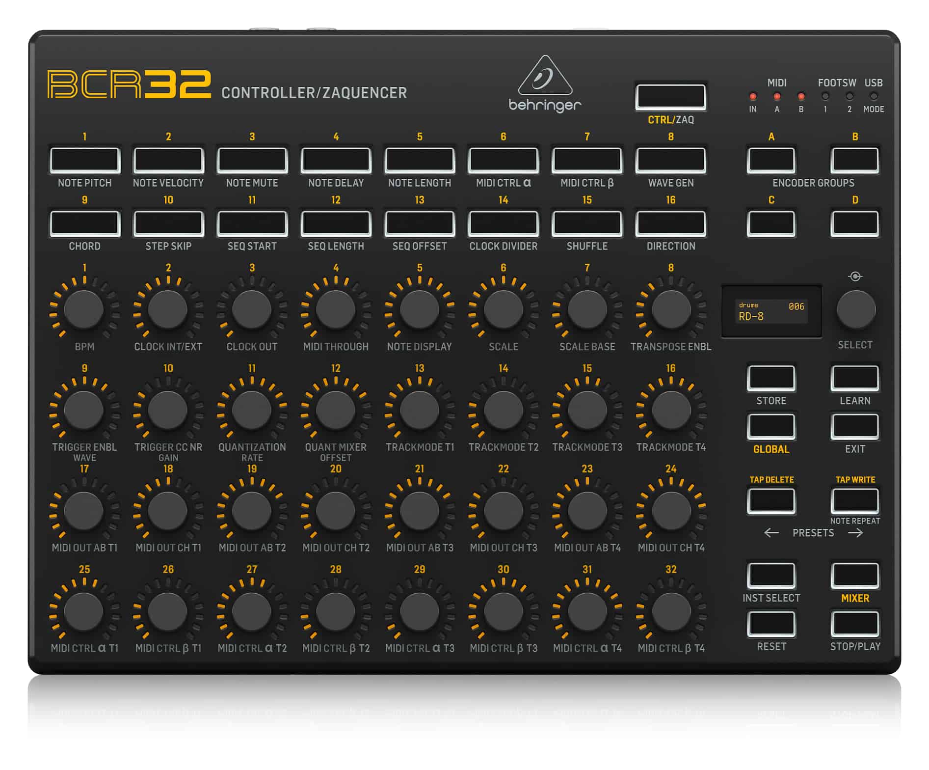 Behringer Looming BCR32 MIDI Sequencer & Controller