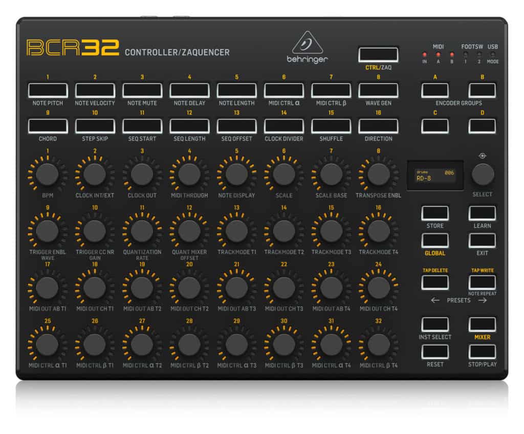 Behringer Looming BCR32 MIDI Sequencer & Controller 3 Behringer Looming BCR32 USB MIDI Controller Sequencer 1 1