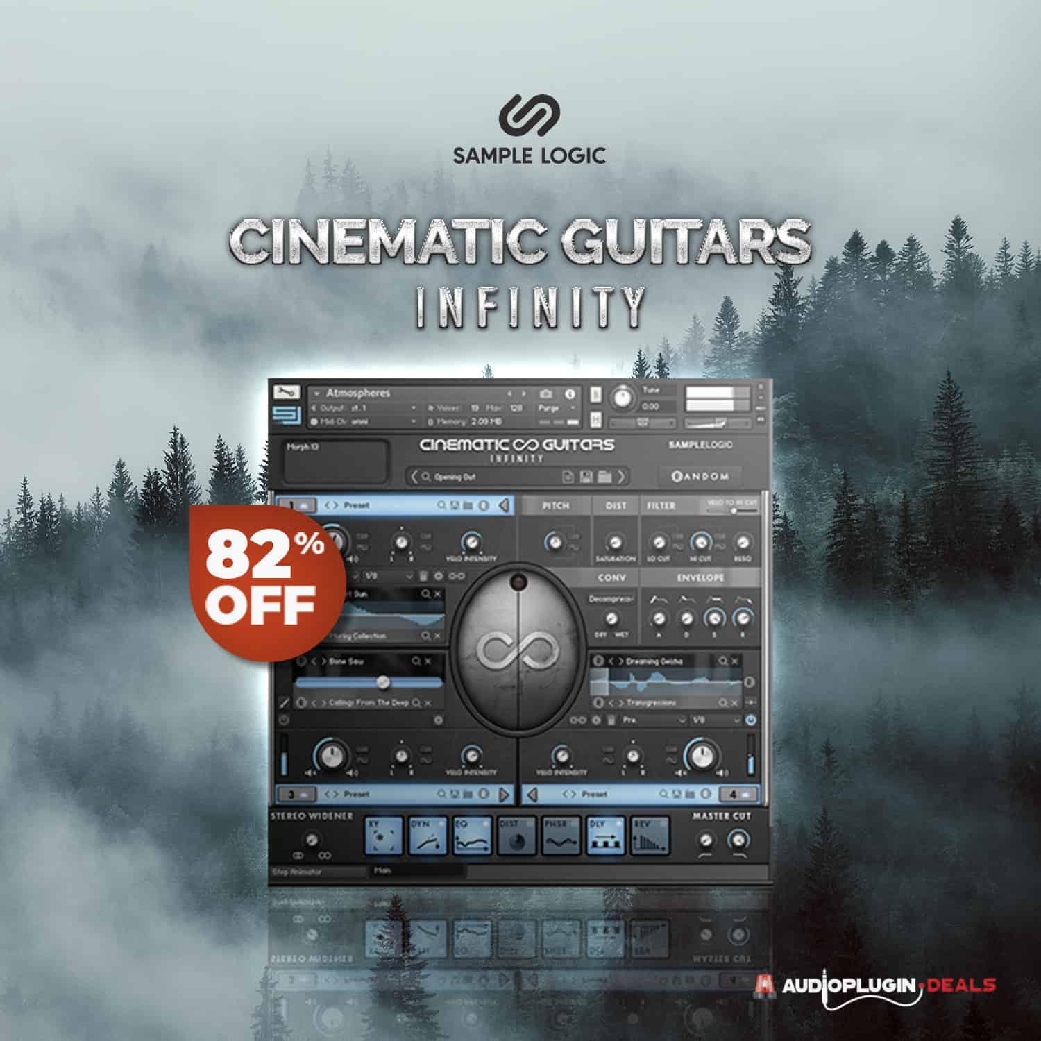 82% Off Cinematic Guitars Infinity by Sample Logic