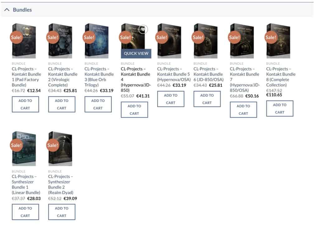 CL-Projects (Frank Dierickx) joined Triple Spiral Audio 5 CL Projects joined Triple Spiral Audio Bundles