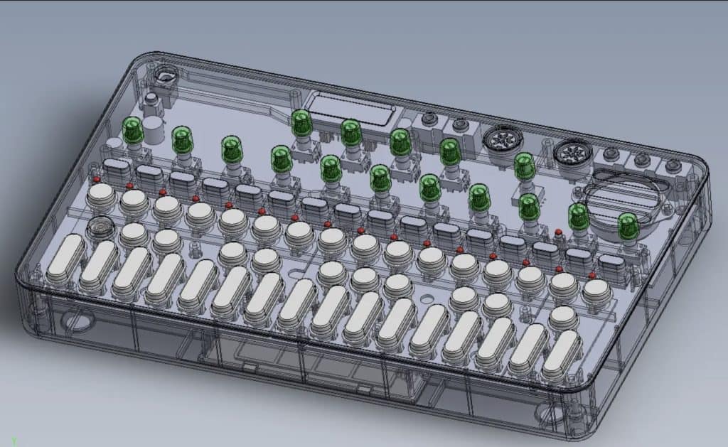 Sonicware's Multi-Track FM Synthesizer and Groove Box - LIVEN XFM 4 Physical design LIVEN XFM