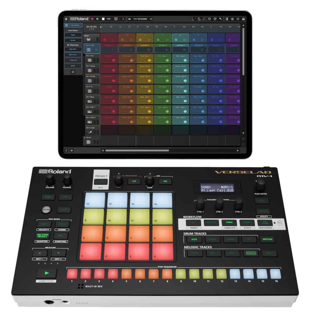 Roland Launches VERSELAB MV-1 Song Production Studio 5 Roland VERSELAB MV 1 iPad A